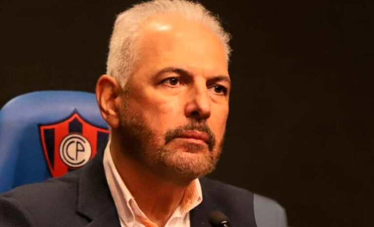 Juan José Zapag, presidente de Cerro Porteño. Imagen: La Nación.