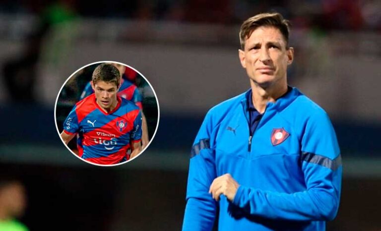 Facundo Sava, entrenador de Cerro Porteño. Imagen: La Nación.